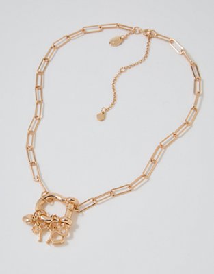 Aerie Horsebit Charm Necklace