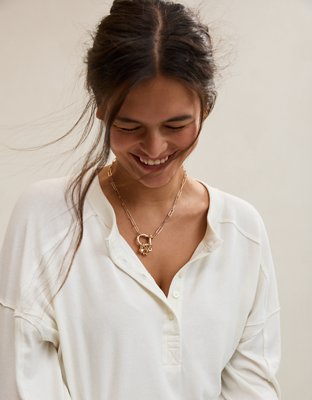 Aerie Horsebit Charm Necklace