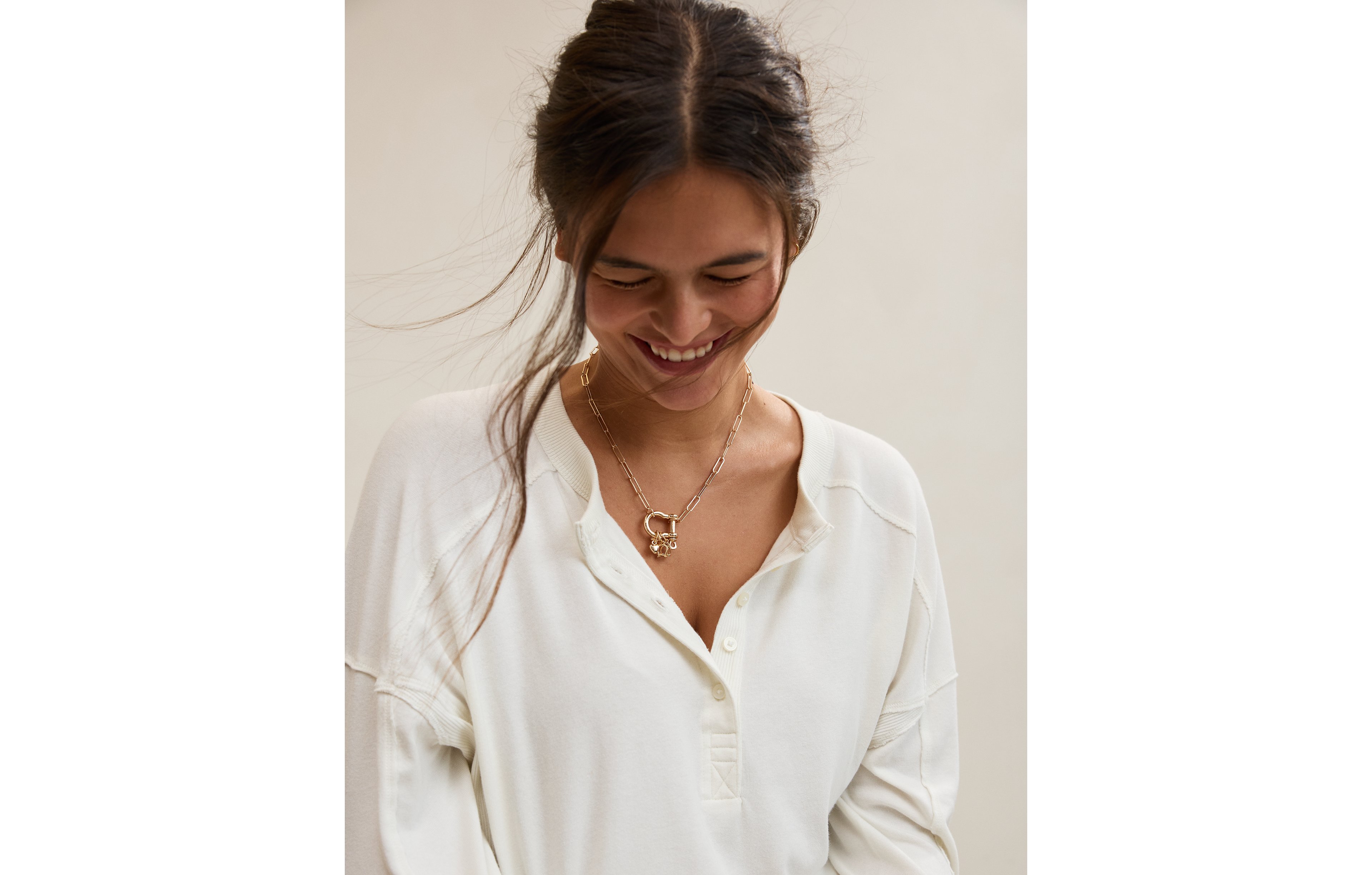 Aerie Horsebit Charm Necklace