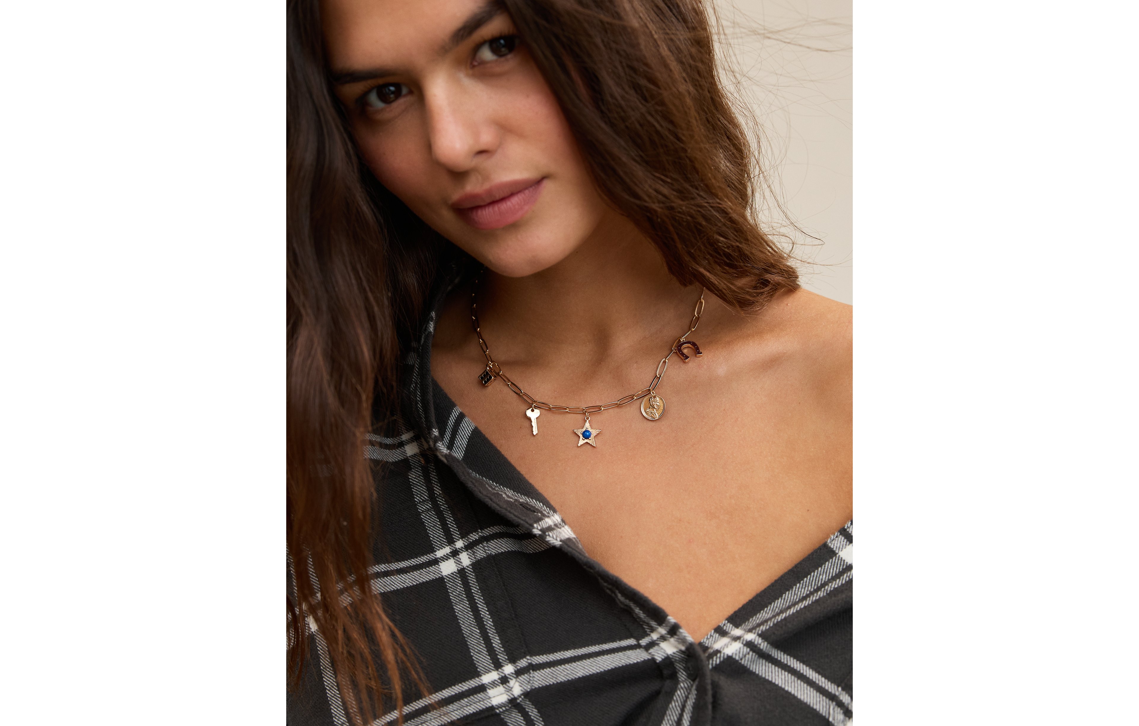 Aerie Lucky Charm Necklace