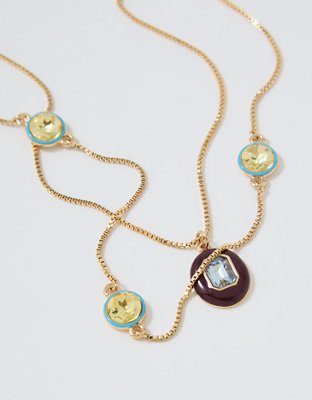 Aerie Candy Jewel Layered Necklace