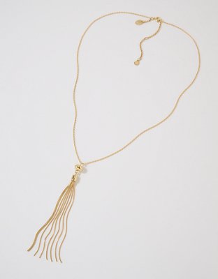 Aerie Tassel Statement Necklace