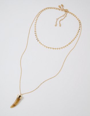 Aerie Festival Layered Charm Necklace