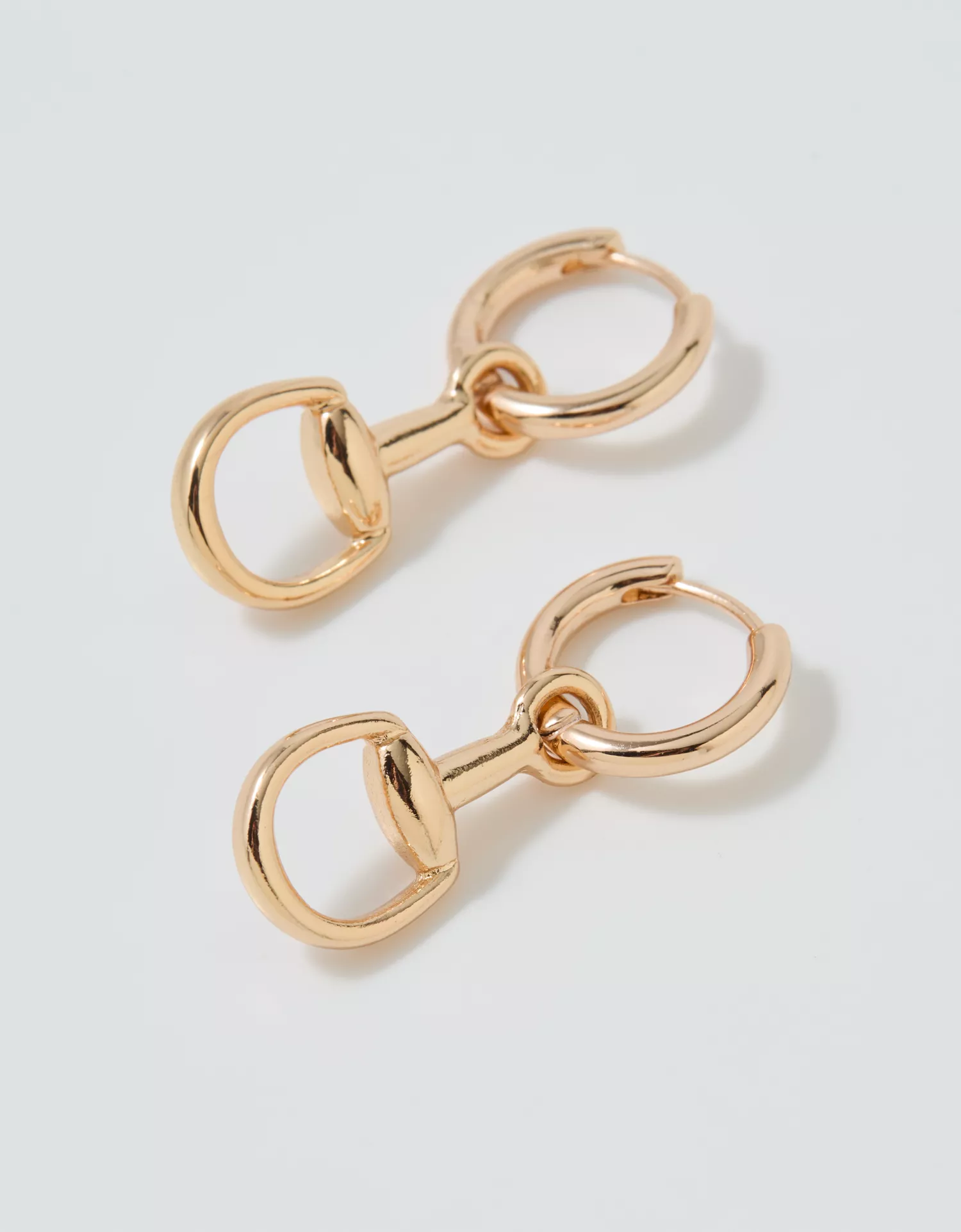 Aerie Horsebit Hoop Earrings