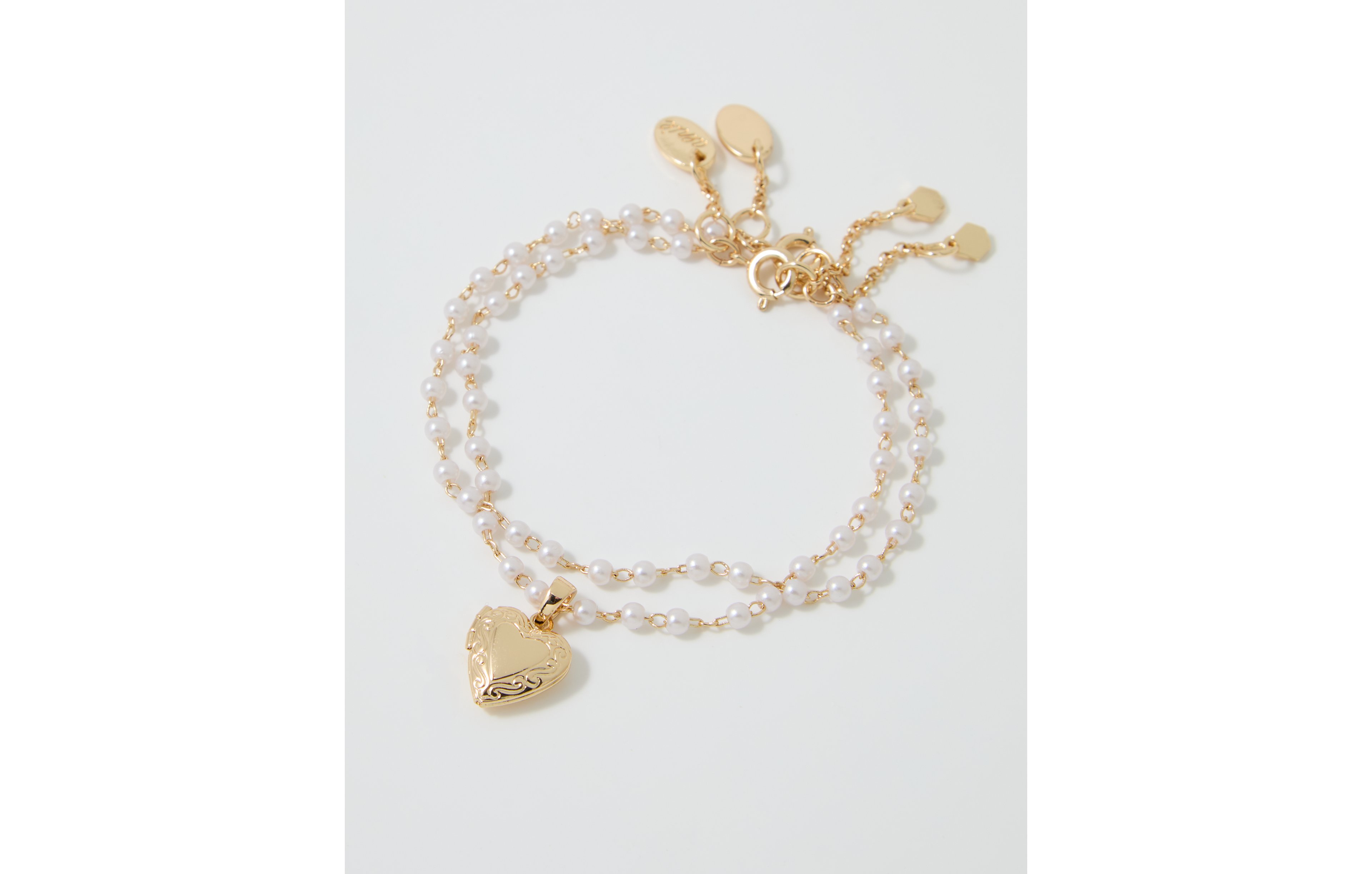 Aerie Heart Locket Bracelet Pack