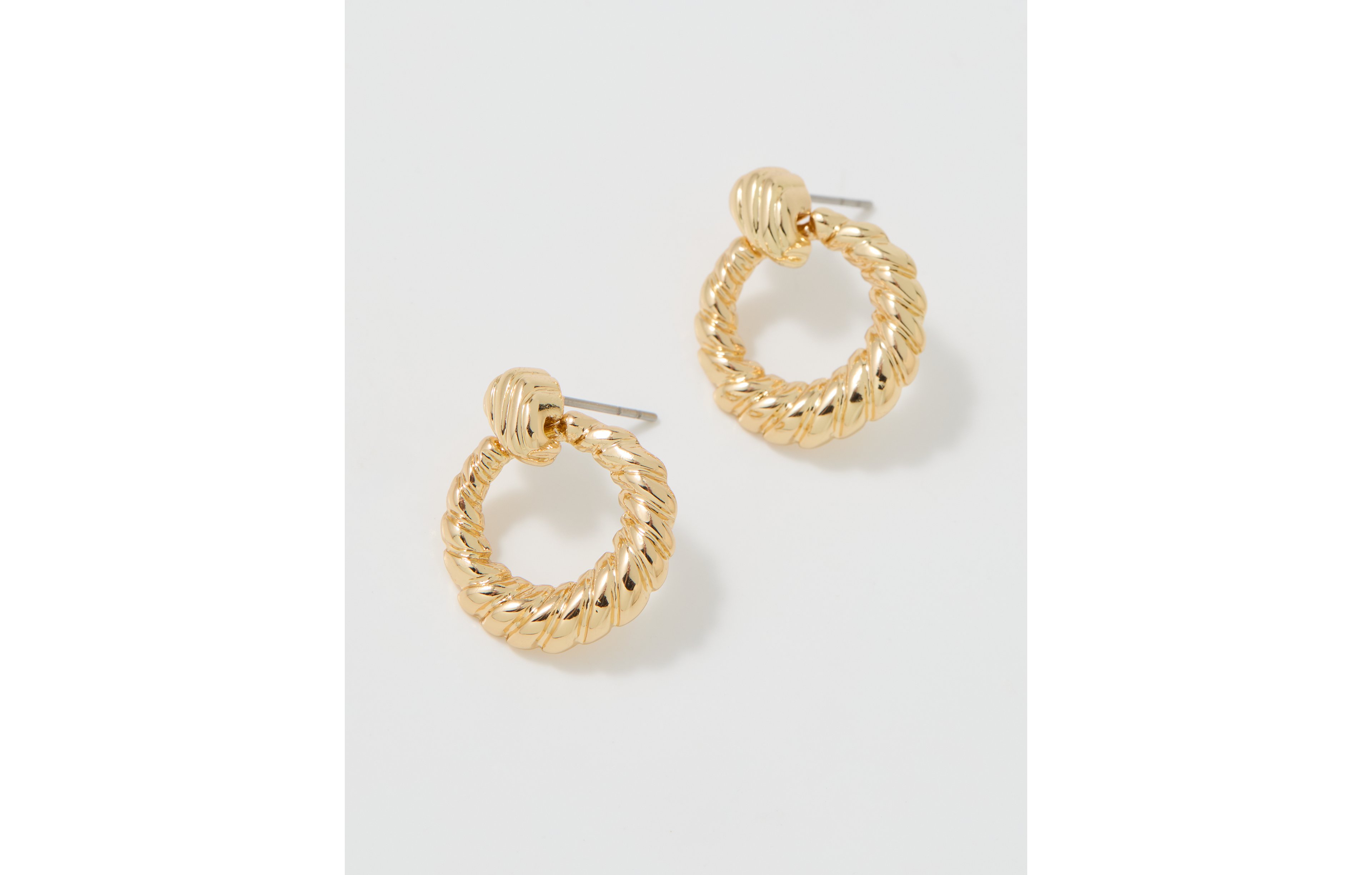 Aerie Rope Doorknocker Earrings