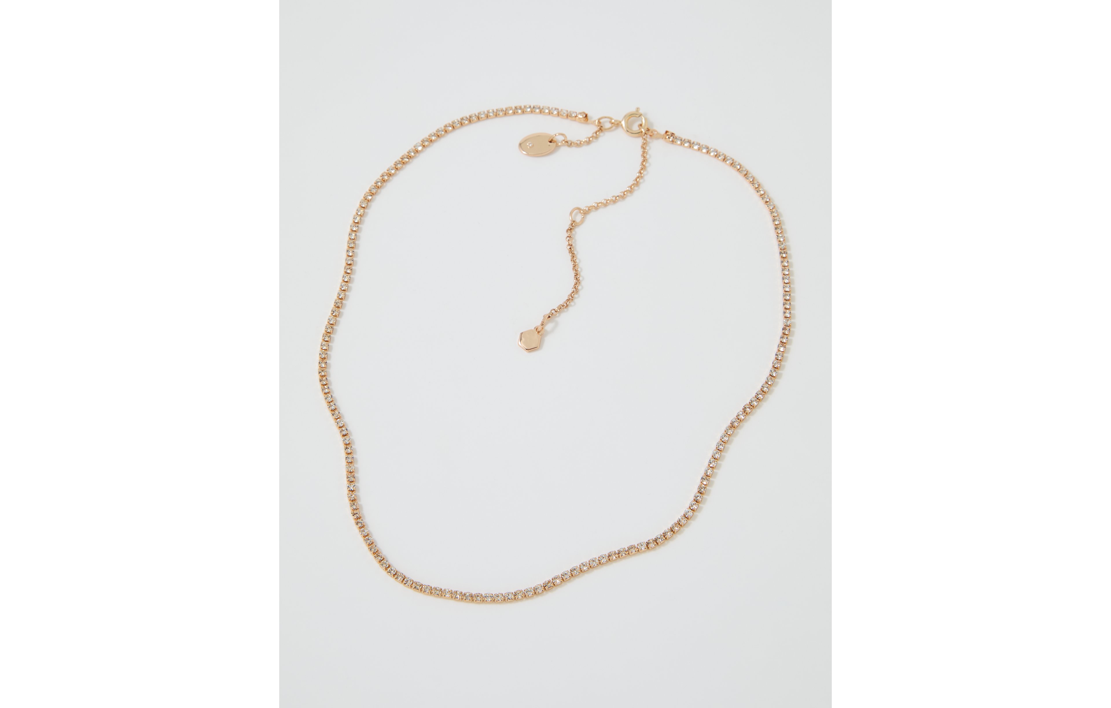 Aerie Gold Tennis Necklace