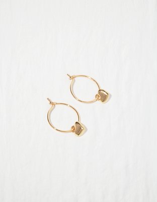 Aerie Charm Huggie Earrings
