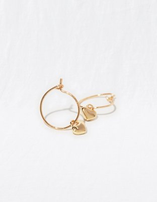 Aerie Charm Huggie Earrings