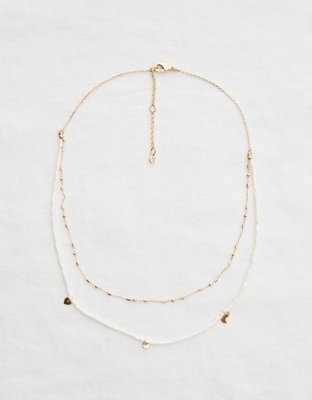 Aerie Layered Charm Necklace