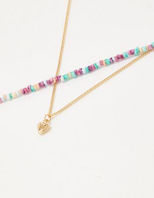 Женские украшения Aerie Twist Chain Necklace, цвет: Разноцветный