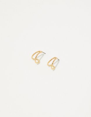 Aerie Gold Hoop Earrings