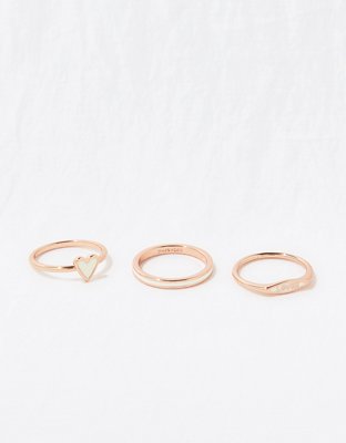 Aerie Pura Vida Rose Gold Signet Ring — фото 2