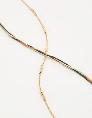 Aerie Multi Cord Anklet — фото 2