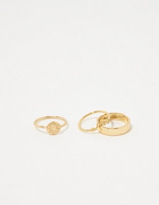 Aerie Gold Ring 3-Pack