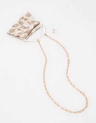 Aerie Face Mask Metal Link Chain — фото 4