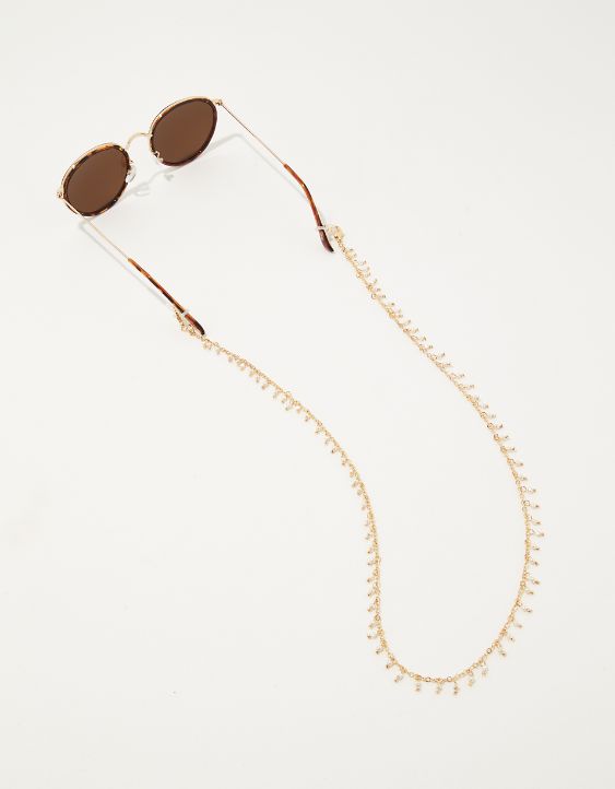 Aerie Face Mask Pearl Chain