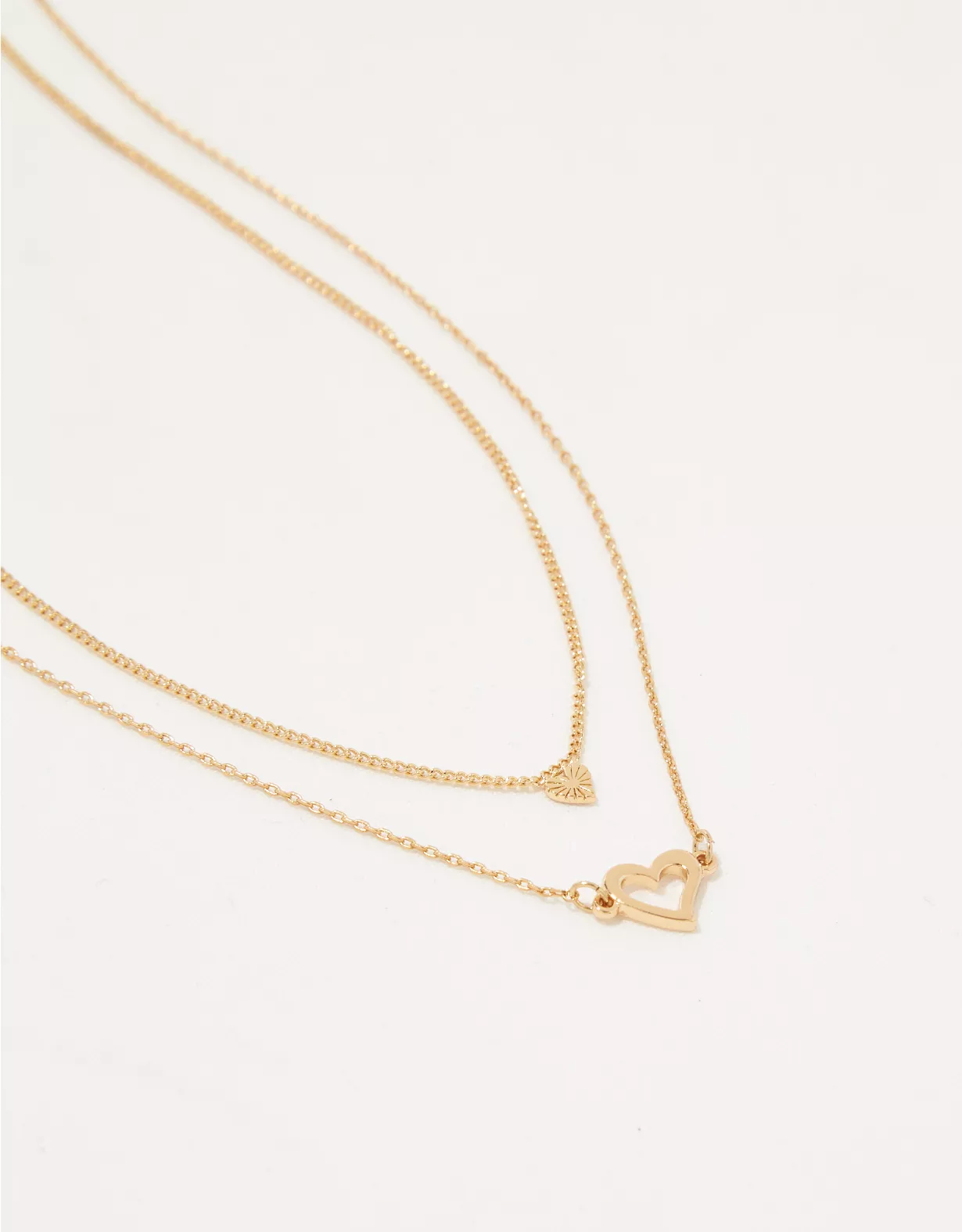 Aerie Heart Necklace 2-Pack