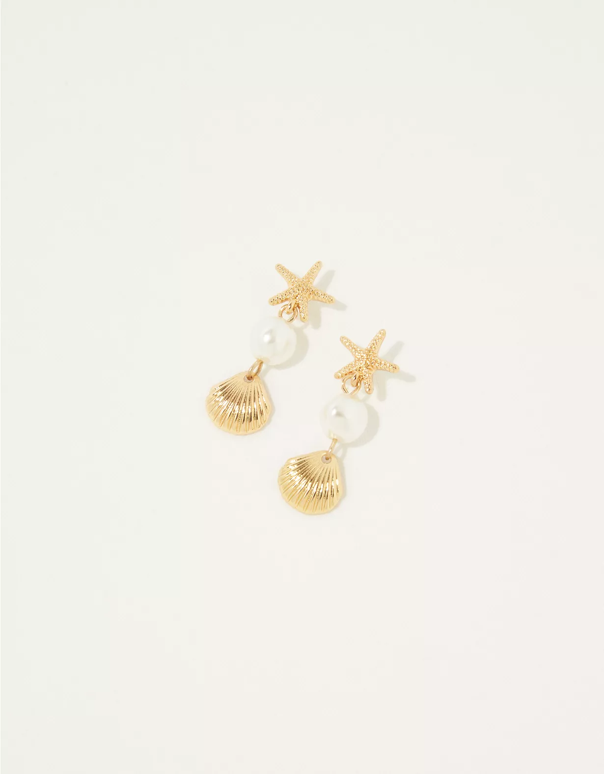 Aerie Pearl Shell Drop Earrings