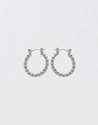 Pura Vida Rope Chain Hoop Earrings