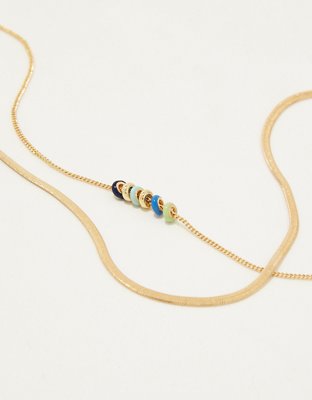 Aerie Enamel Bead Necklace