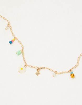 Aerie Gold Beaded Necklace — фото 2