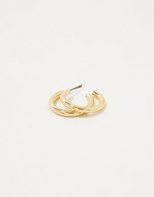 Aerie Gold Hoop Earrings