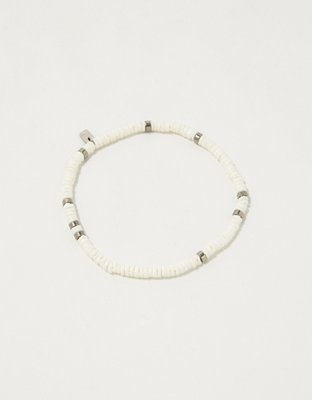 Pura Vida Puka Shell Stretch Anklet