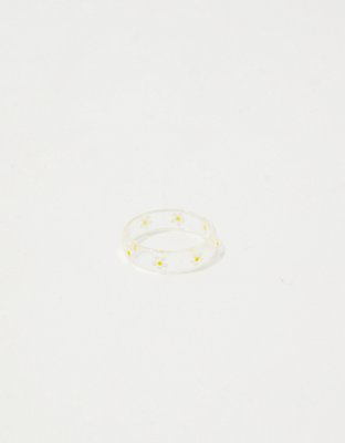 Pura Vida Resin Daisy Ring