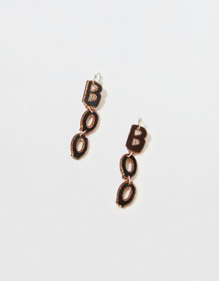 Aerie Halloween Boo Earrings