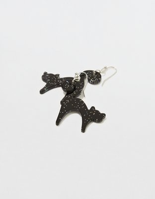 Aerie Halloween Cat Earrings