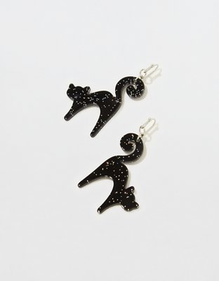 Aerie Halloween Cat Earrings