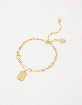 Aerie Star Inlay Pendant Bracelet