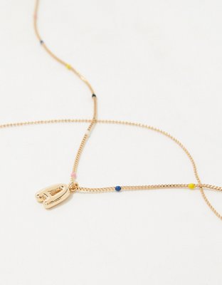 Aerie Letter Pendant Necklace