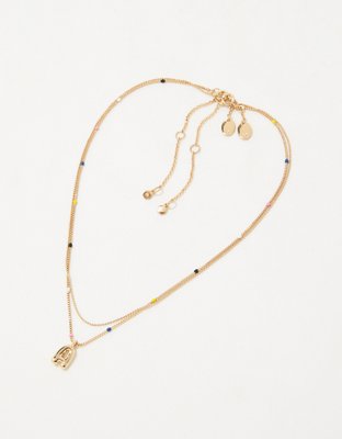 Aerie String And Heart Necklace