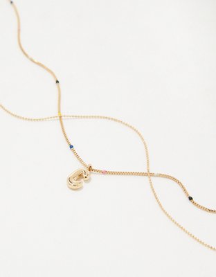 Aerie Letter Pendant Necklace