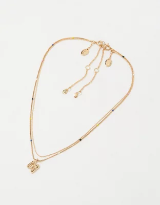 Aerie Letter Pendant Necklace