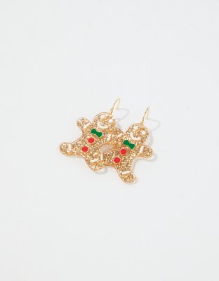Aerie Gingerbread Man Earrings