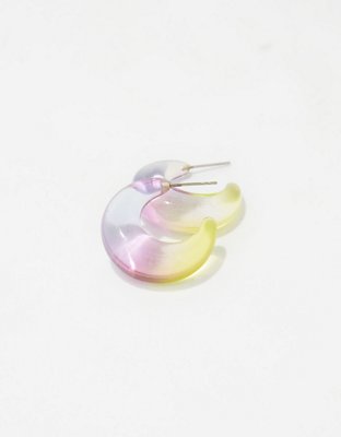 Aerie Chunky Ombre Resin Earrings