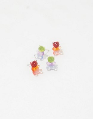 Aerie Ombre resin Gummybear Earrings