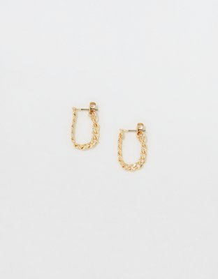 Aerie Chain Stud Earrings