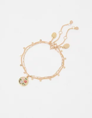 Aerie Enamel Flower Bracelet Pack