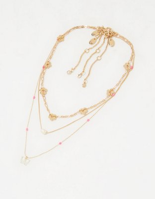 Aerie Iridescent Butterfly Necklace Pack