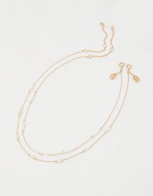 Aerie String And Heart Necklace