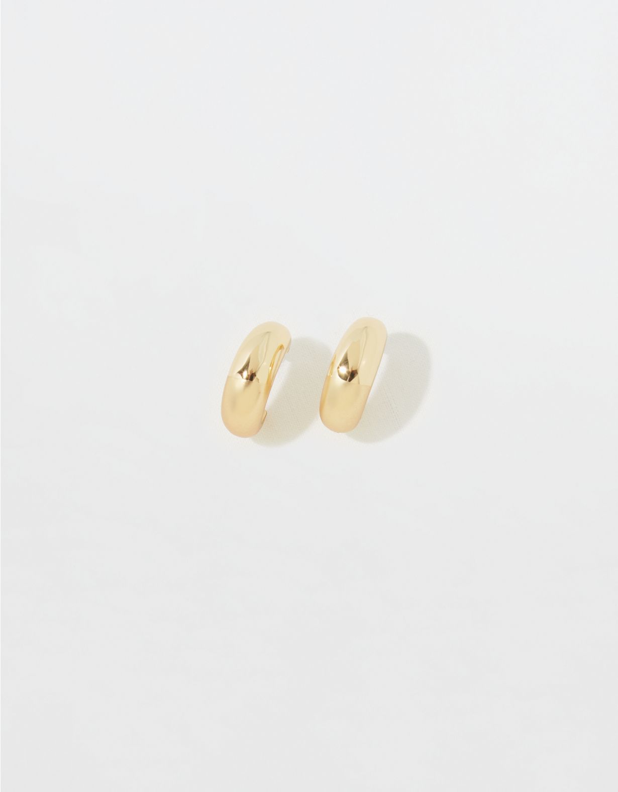 Aerie Chunky Gold Hoop Earrings