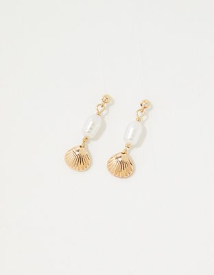 Aerie Puka Shell Earrings