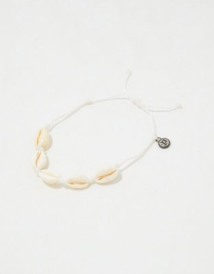 Pura Vida Knotted Cowrie Anklet