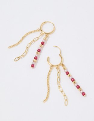 Aerie Iridescent Bead Earrings