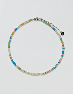 Pura Vida Bahama Beaded Choker Necklace