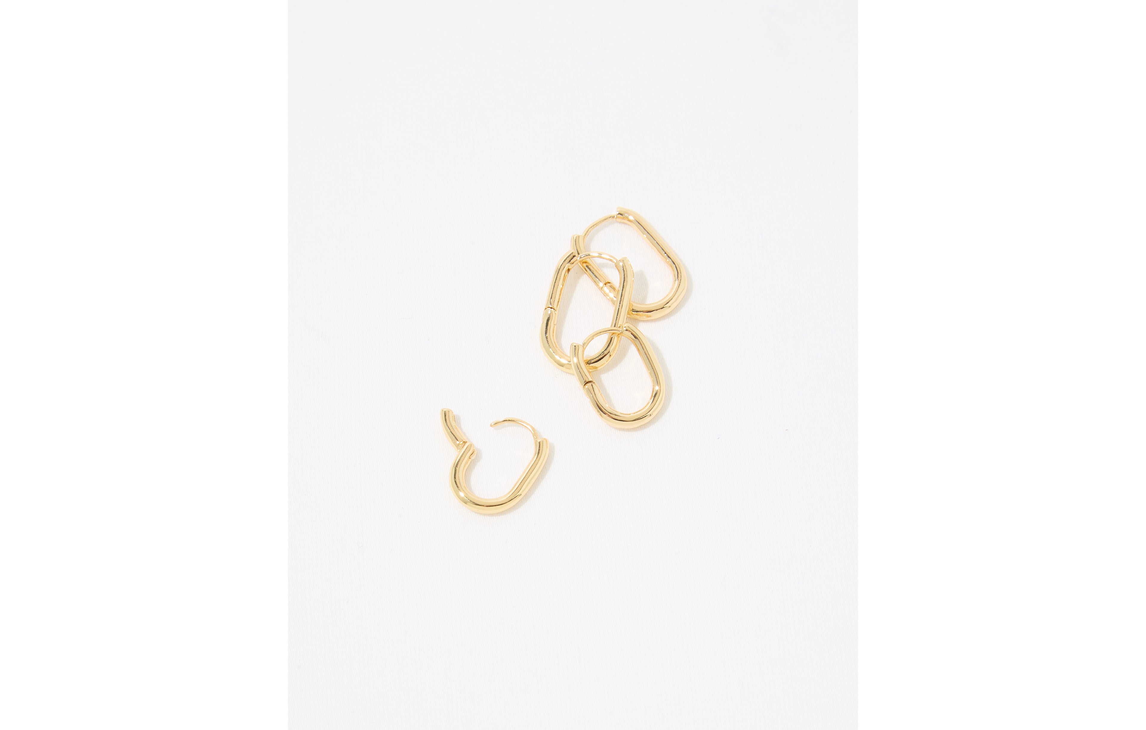 Aerie Chunky Paperclip Hoop Earring Pack